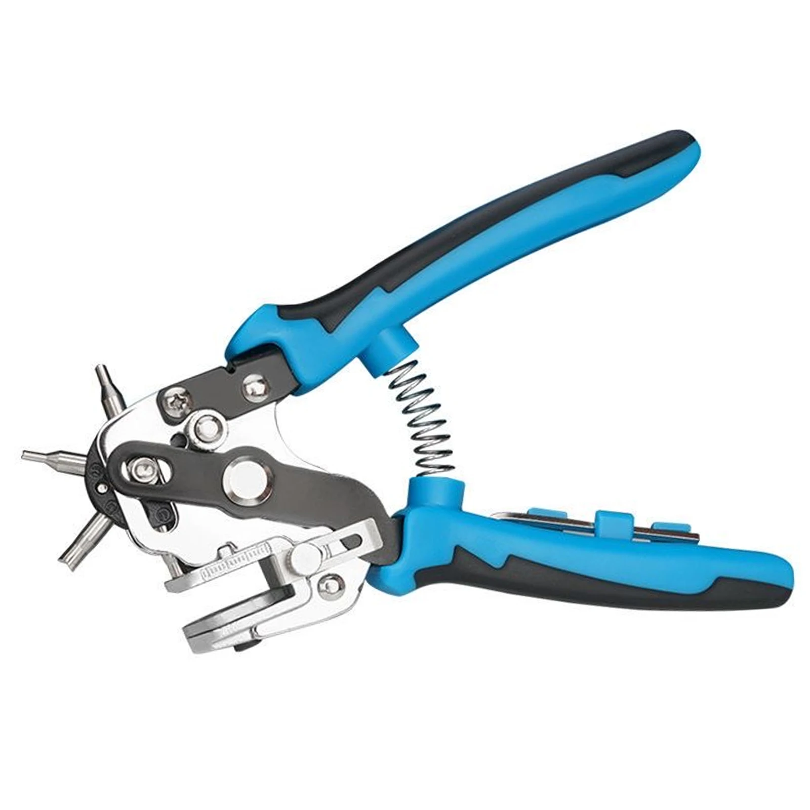 

φ2/2.5/3/3.5/4.8/4.5mm Leather Hole Punch, Revolving Hand Belt Circular Punching Plier