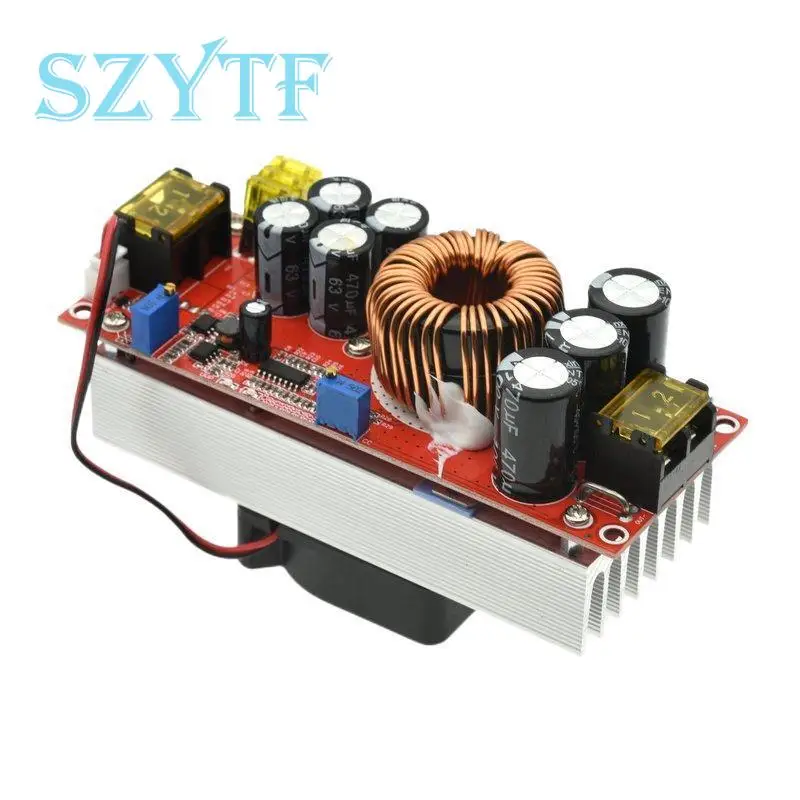 1800W 40A DC-DC Boost Converter Step Up Power Supply Module 10-60V To 12-90V Adjustable Voltage Charger