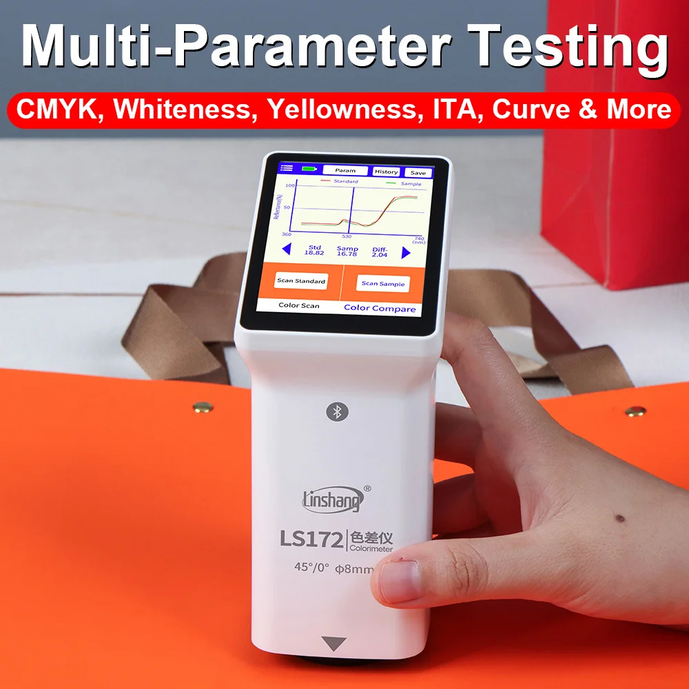 

Портативный колориметр CIElab 2026 45/0 для измерения цвета RAL/Panton, цифровой лабораторный колориметр для печати (цена по запросу)