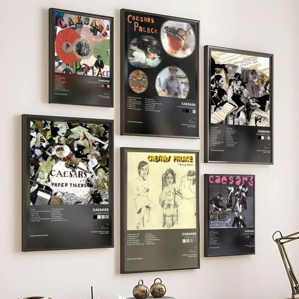 Band C-Caesars Poster Wall Art Prints for Living Room Bedroom Home Decor Decorative Pictures