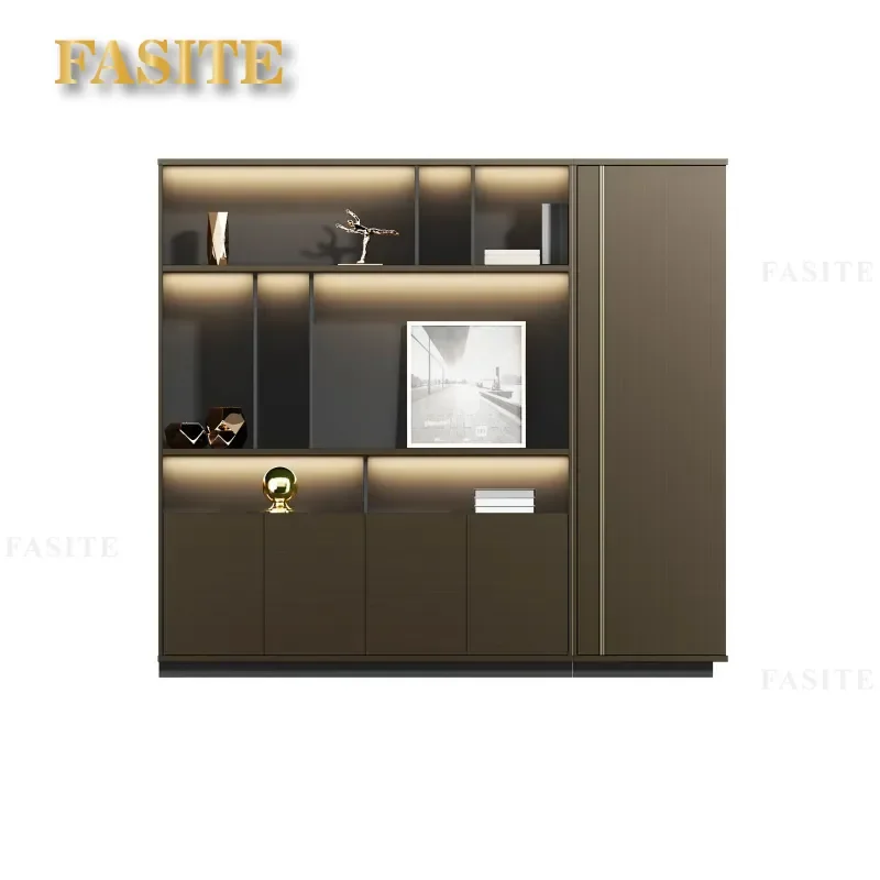 For Office High End File Cabinet Modern Simple Storage Floor Bookcase  Matching Company Furniture Organizer