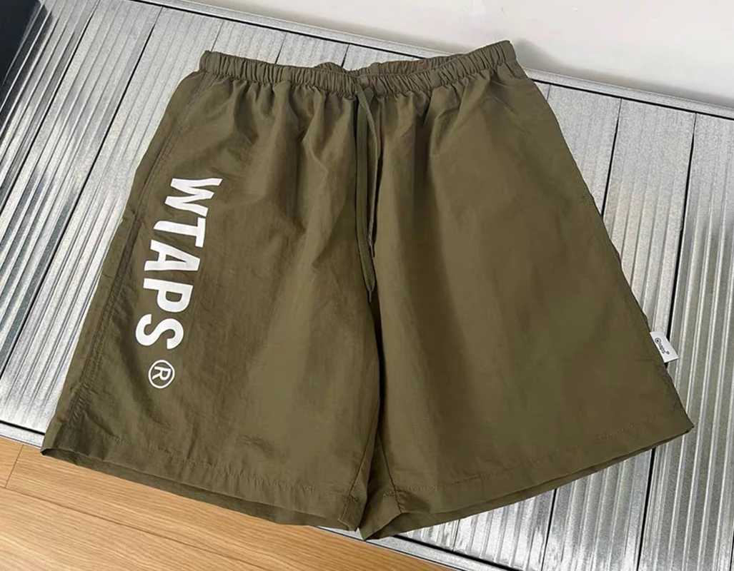 24SS WTAPS Beach shorts Nishiyamatsu Summer Outdoor nylon lightweight breathable nylon tracksuit pants