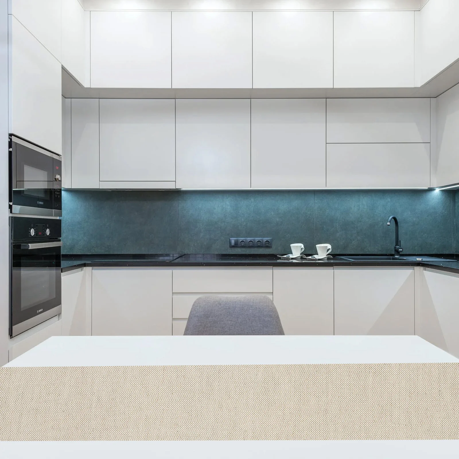 

Linen Woven Table Runner Double-Sided Farmhouse Style for Holiday Party Wedding Scene Setting Dining Table Cover