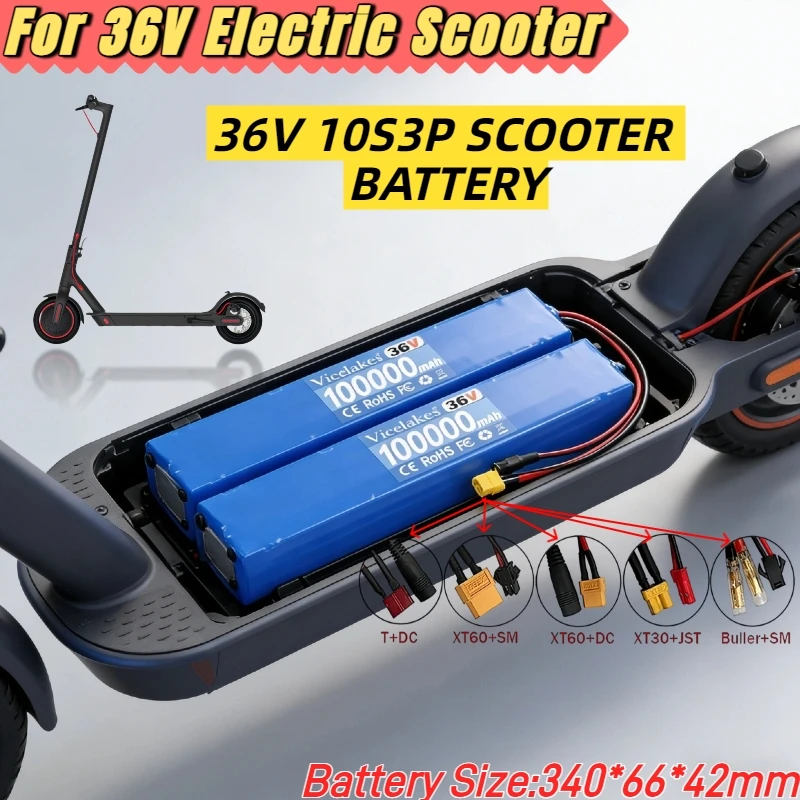 

Premium 10s3p 36v battery, For Xiaomi M365 M365pro Electric scooter batteries Rechargeable 10s3p 18650 battery pack