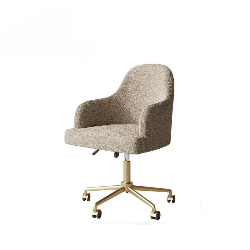 

Modern Office Chairs Furniture Household Writing Chair Luxury Fabric Velvet Armchair Swivel Lifted Family Office Computer Chair