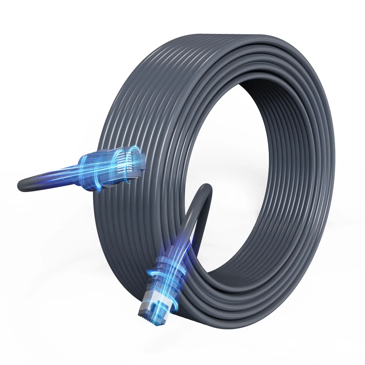 Starlink Cable Gen 3 CMX CMR Rated 26AWG Replacement Cable 2000Mbps Rectangular Satellite Cable Extension Cable Ethernet Cable