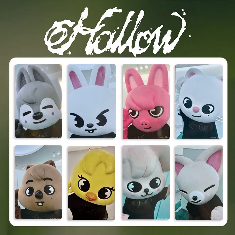 

Коллекционная карточка SKZOO из специальной серии Kata Store к альбому StrayKids "Hollow" – милая периферийная карточка-звездочка