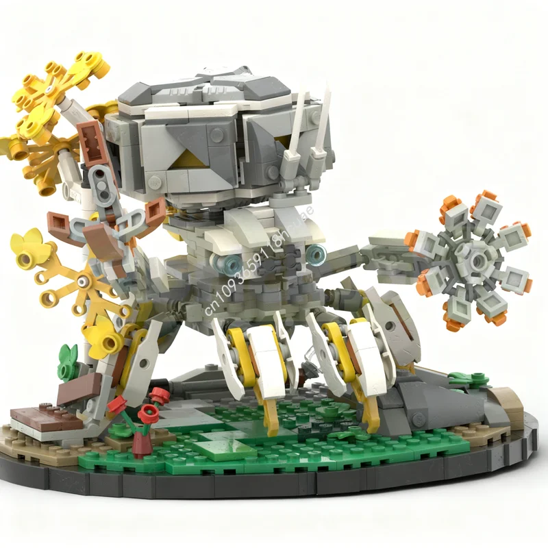 

742 детали MOC Horizon Zero Dawn: База Shellwalker, модель для сборки, игрушка, конструктор, рождественский подарок, архитектурный набор, креативная идея
