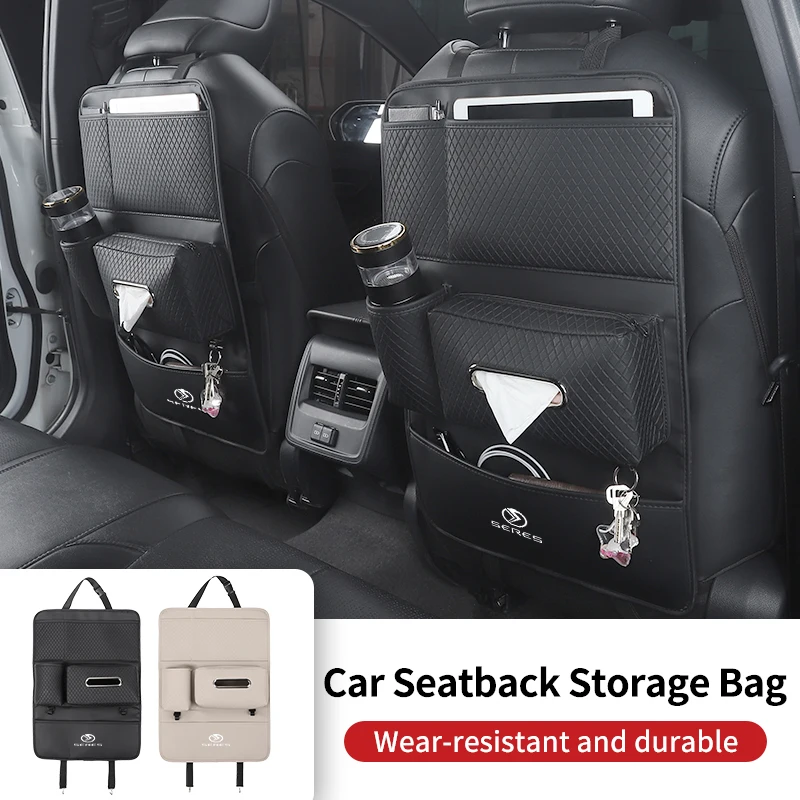 

Car Anti-Kick Pad Seatback Organizer Trunk Storage Bag Accessories For Seres M5 M7 2023 2022