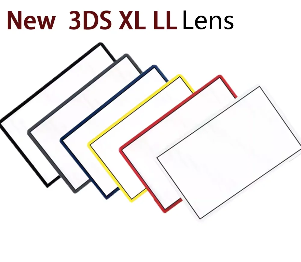 For NEW 3DSXL Replacement TOP LCD Part Hinge Part Bottom Middle Frame Top Screen Frame Lens for NEW 3DSLL Shell Housing