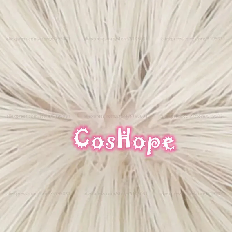 캔디 2025페인터 에드가 발덴 40cm 긴 크림색 애니메이션 코스프레 가발 내열성 합성 가발