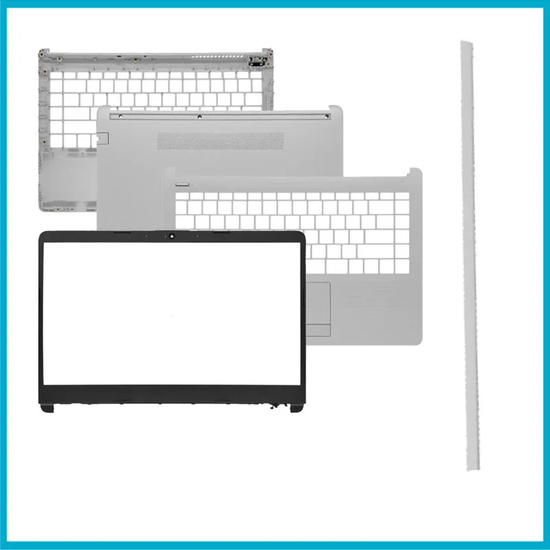 LCD Hinge For 340 G7 348 G7 TPN-I136 Laptop palm pad keyboard/bottom cover/hinge/hinge cover silver