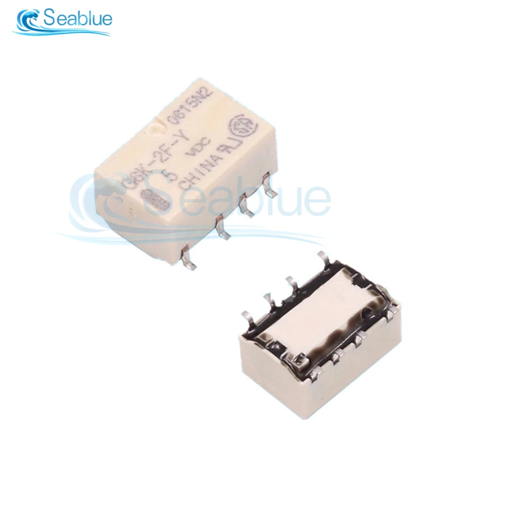 5PCS SMD G6K-2F-Y Signal Relay 8PIN For Relay DC 3V 5V 12V 24V 10*6.5*5mm