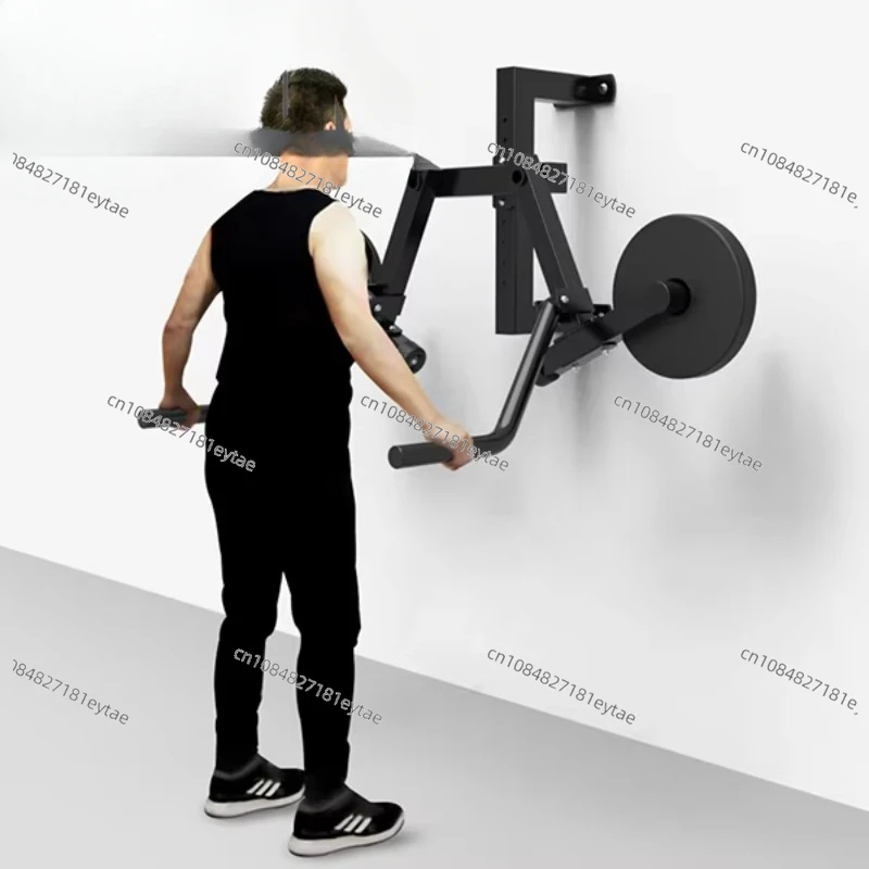 Wall-mounted gym shoulder deltoid strength lateral lift training machine