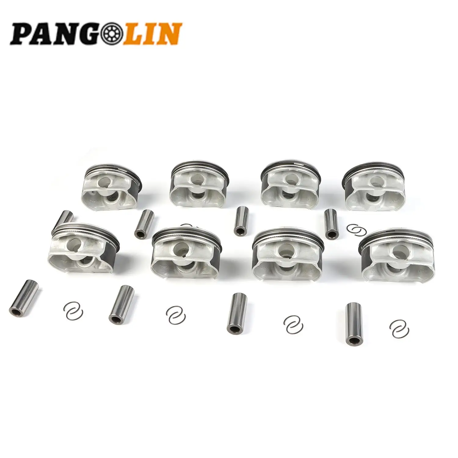 8x Pistons & Rings STD 21mm Set N62B48 11257542292 Replace for BMW 550i 650i X5 E60 E61 E63 E65 4.8L 21MM Engine Assembly Parts