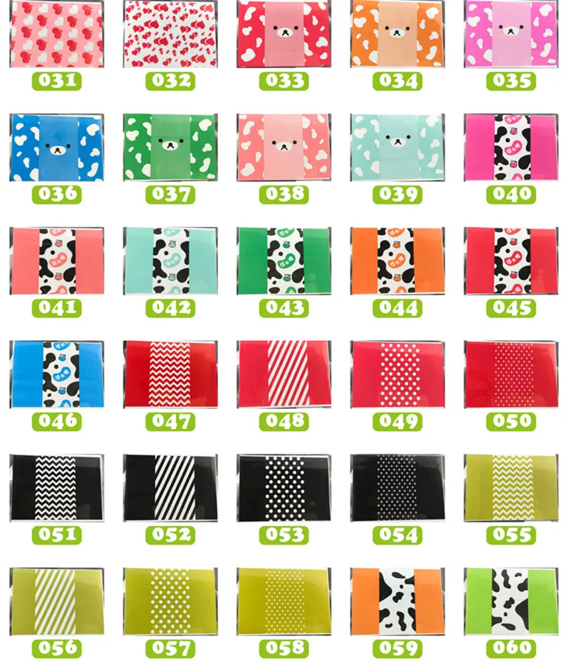 100 Stück Bunt Bedrucktes Ölpapier DIY Handgemachte Nougat-Bonbon-Verpackung Milchtaffel-Umhüllung Party-Dekoration – Detail 8