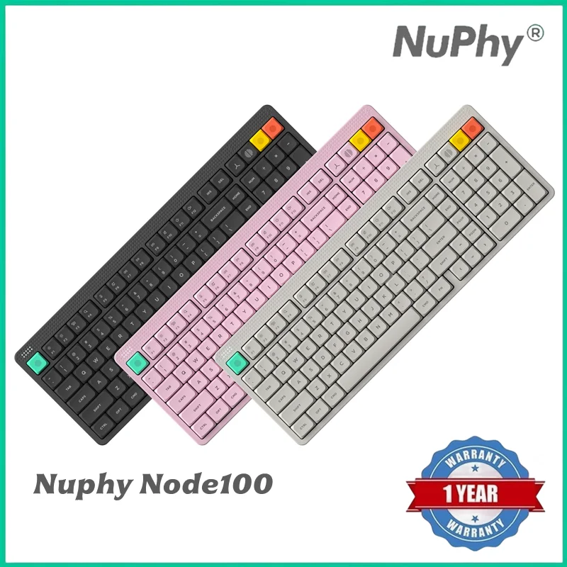 NuPhy Node100 Wireless Mechanical Keyboard 100 Keys RGB NuPhy Node100 Wireless Mechanical Keyboard 100 Keys RGB