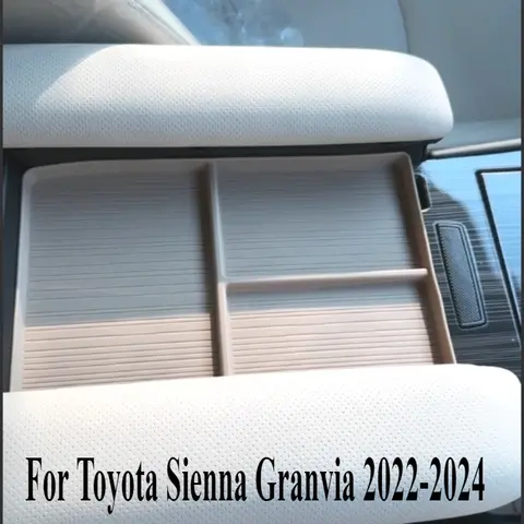 Toyota Sienna Granvia 2022-2024 팔걸이 커버 보관함 중앙 제어 보관함 용품 자동차 수정 액세서리