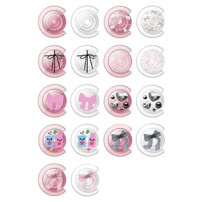 

Bowknot Rabbit Pink White Transparent Magnetic Folding Phone Stand for IPhone Holder Mount Support for Samsung Galaxy