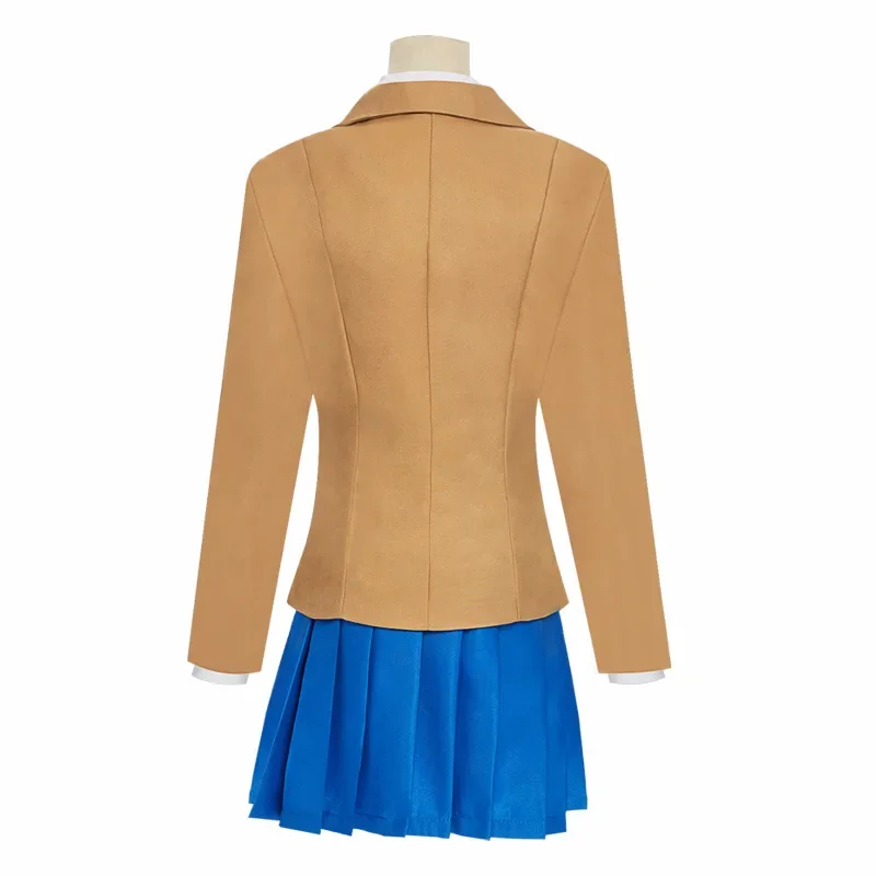 Anime Doki Doki Letterature Club Monika Cosplay Sayori Yuri Natsuki Costume Cosplay Ragazza della scuola Uniforme da donna