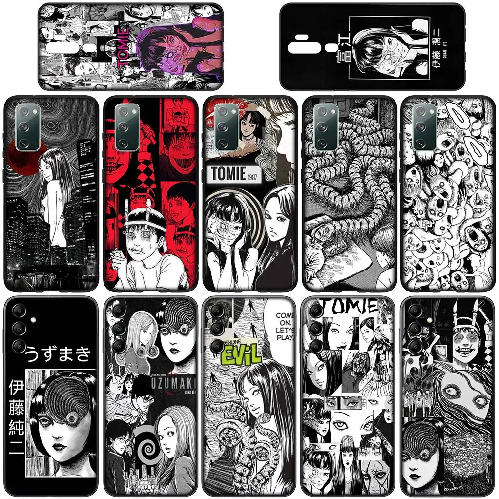 Tomie Anime Girl Junji Ito Collection Phone Cover Case for Xiaomi Redmi Note 13 13C A3 A3X Mi POCO F6 F5 X6 Pro Soft Coque