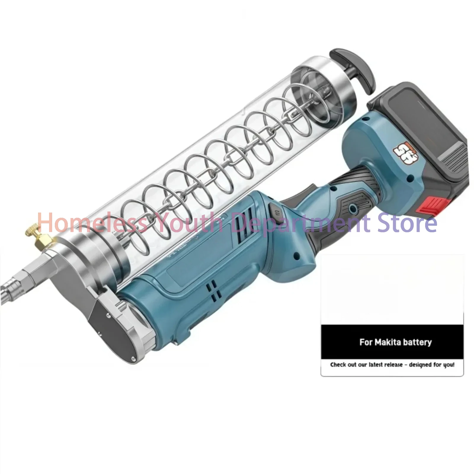 Brushless Electric Grease Gun Wireless Fully Automatic High-Pressure Excavator Specific Grease Gun For Makita18V Battery