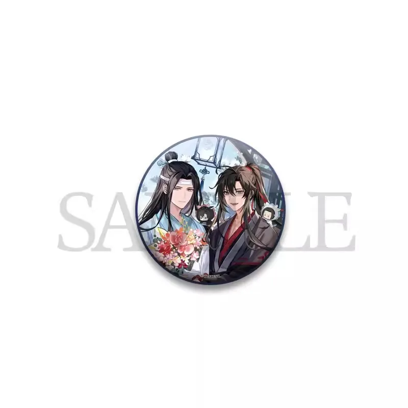 Anime Mo Dao Zu Shi MDZS Lan Wangji Birthday Stand Badge Pin Kechain Shikishi Cute Cosplay The Untamed C KA