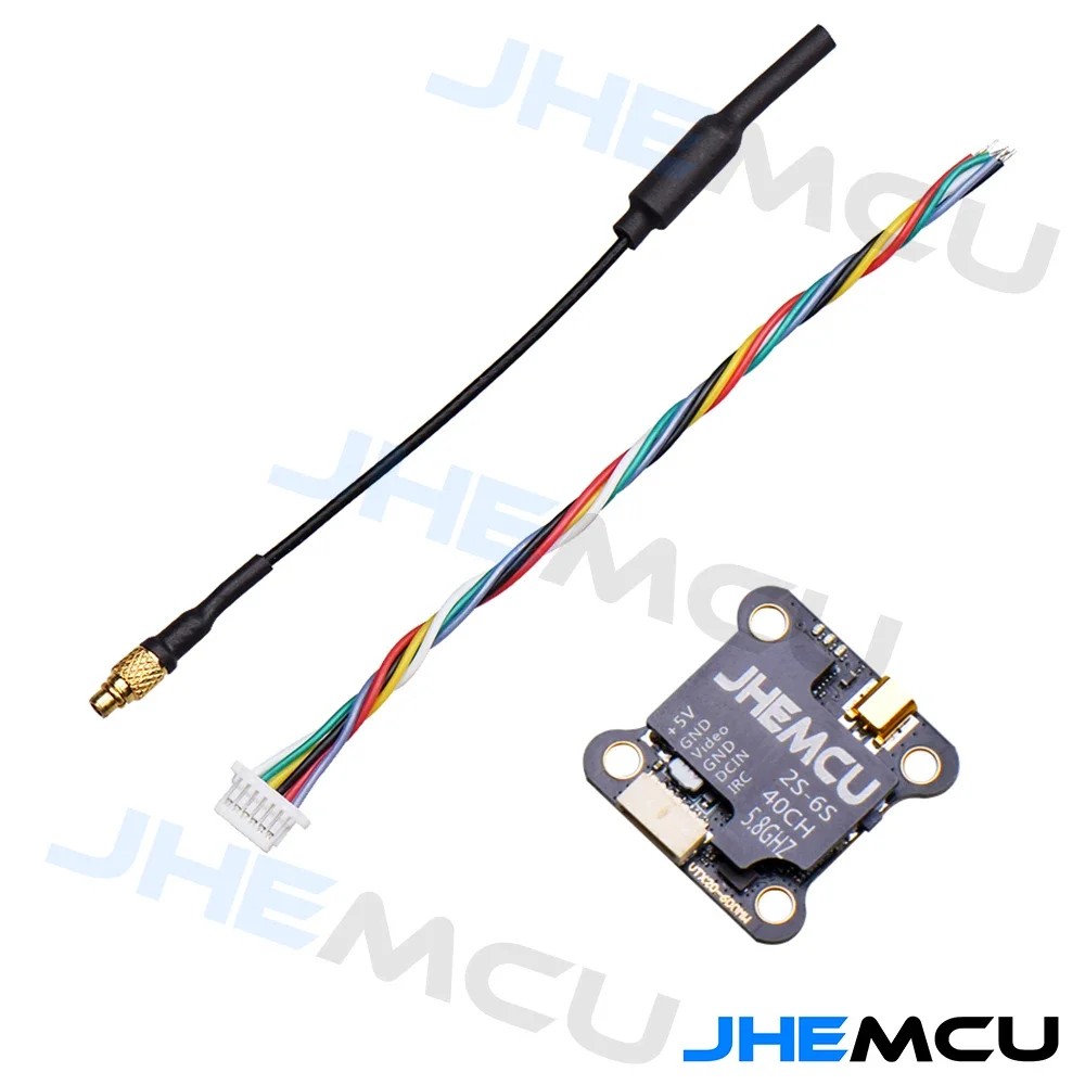 20X20mm JHEMCU VTX20-600 5.8G 40CH PitMode 600mW Adjustable FPV VTX 2-6S for RC FPV Freestyle Drones DIY Parts