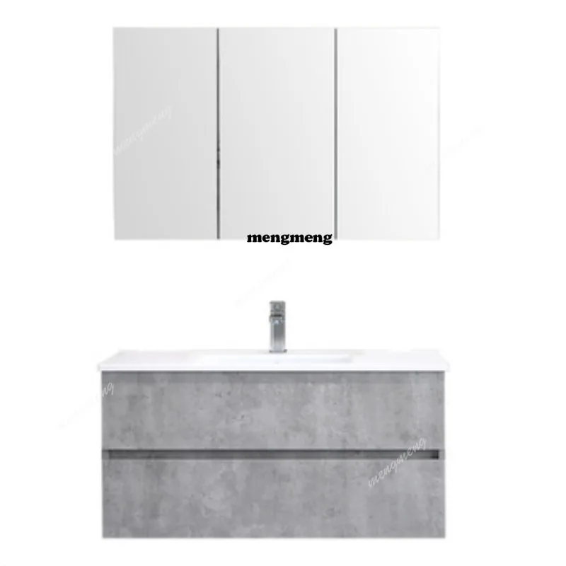 Bathroom Cabinet Modern Simple Wall-mounted Toilet Wash Table Hanging Cabinet Washbasin Combination