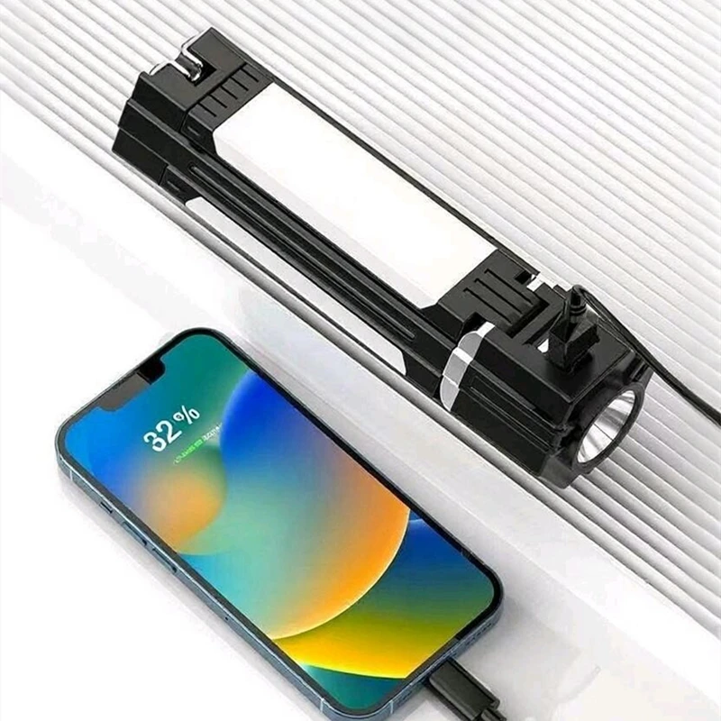 

Folding Outdoor Camping 3000MAH LED Wick Fishing Portable Rechargeable Emergency Lamp Flashlight HangingTent Hanging Light