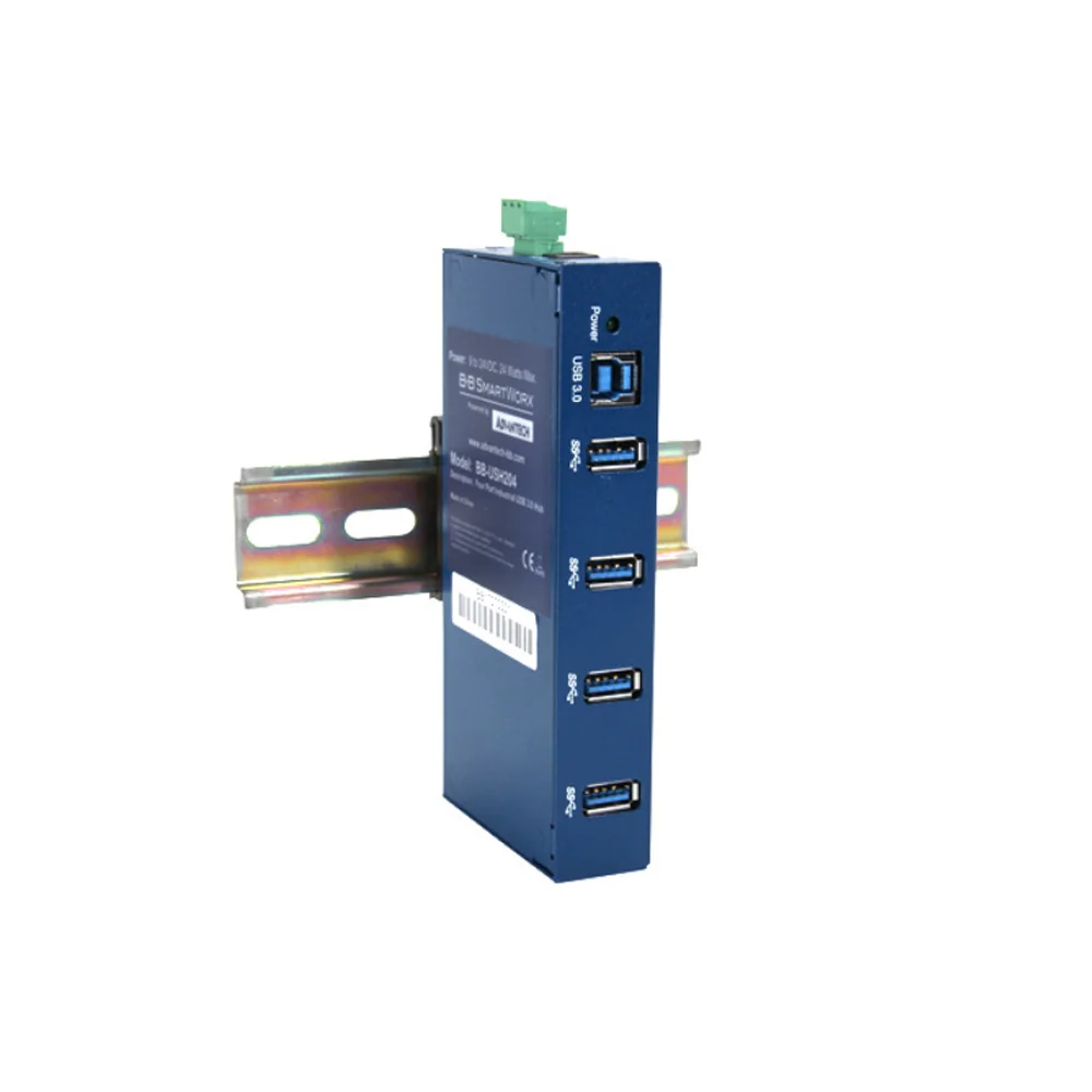 2025 Advantech ULI-414H 4 Port High Speed 5Gbps Metal Enclosure Industrial USB 3.0 Hubs