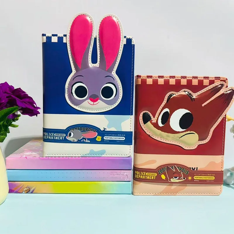 

Новый блокнот Disney Zootopia Judy Nick A5 для творчества, блокнот с героями мультфильмов Cortex, школьные канцелярские принадлежности, подарки для друга