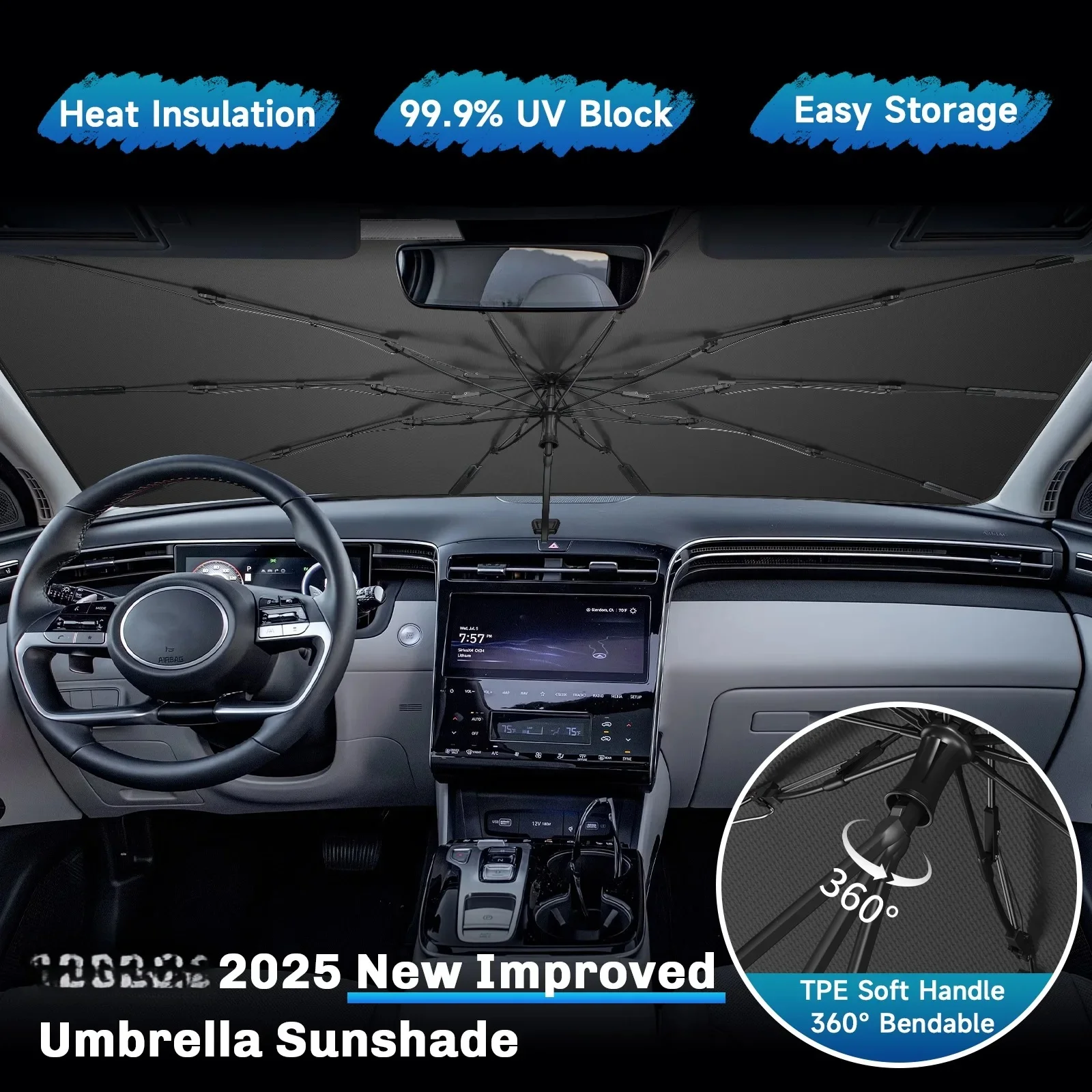 

Car Accessories for Hyundai Tucson NX4 2022-2026 Car Windshield Sunshades Front Window Sunscreen Parasol Hyundai Tucson 2025