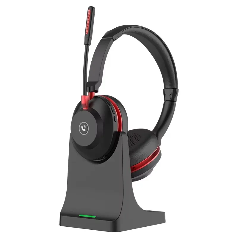 

Latest 2024 model 99.6% Noise Cancelling Bluetooth Headset BT-882C for Office Use with Microphone