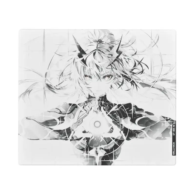 Popular Minimalist Glass Gaming Mouse Pad Smooth Frosted Surface Desk Tempered Glass Mouse Pad E-Sports Table Mouse Pad PC