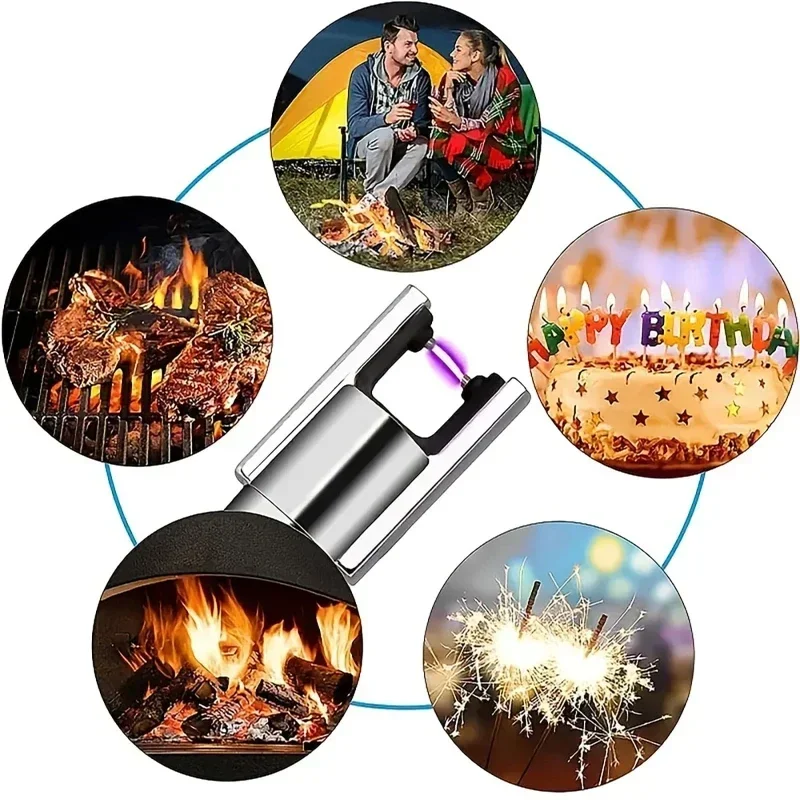 Extended Windproof Electric Lighter Usb Rechargeable Ignition Stick Candle Lighter Kitchen Gas Stove Wholesale 2024 Cool Gift