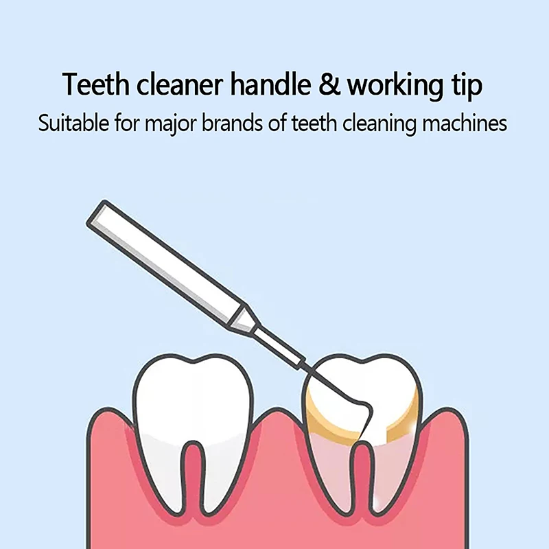 Puntas de escalador ultrasónico Dental, pieza de mano multifunción de acero inoxidable para EMS Woodpecker, 1 unidad