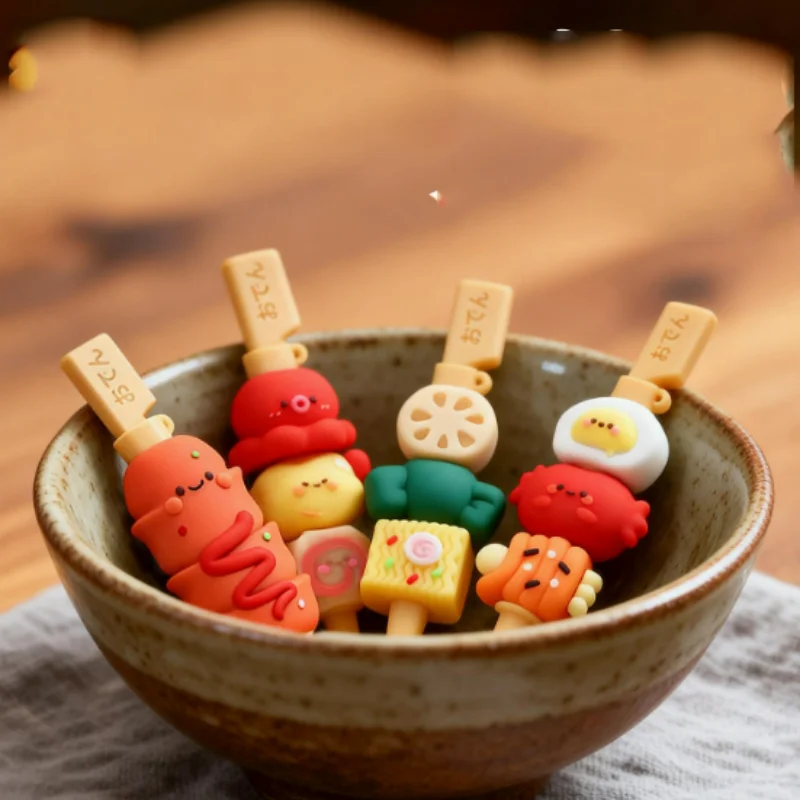 

12pcs/lot Creative Octopus Hot Dog Sushi Food Gel Pen Cute 0.5mm Black Ink Signature Pens Office School Supplies