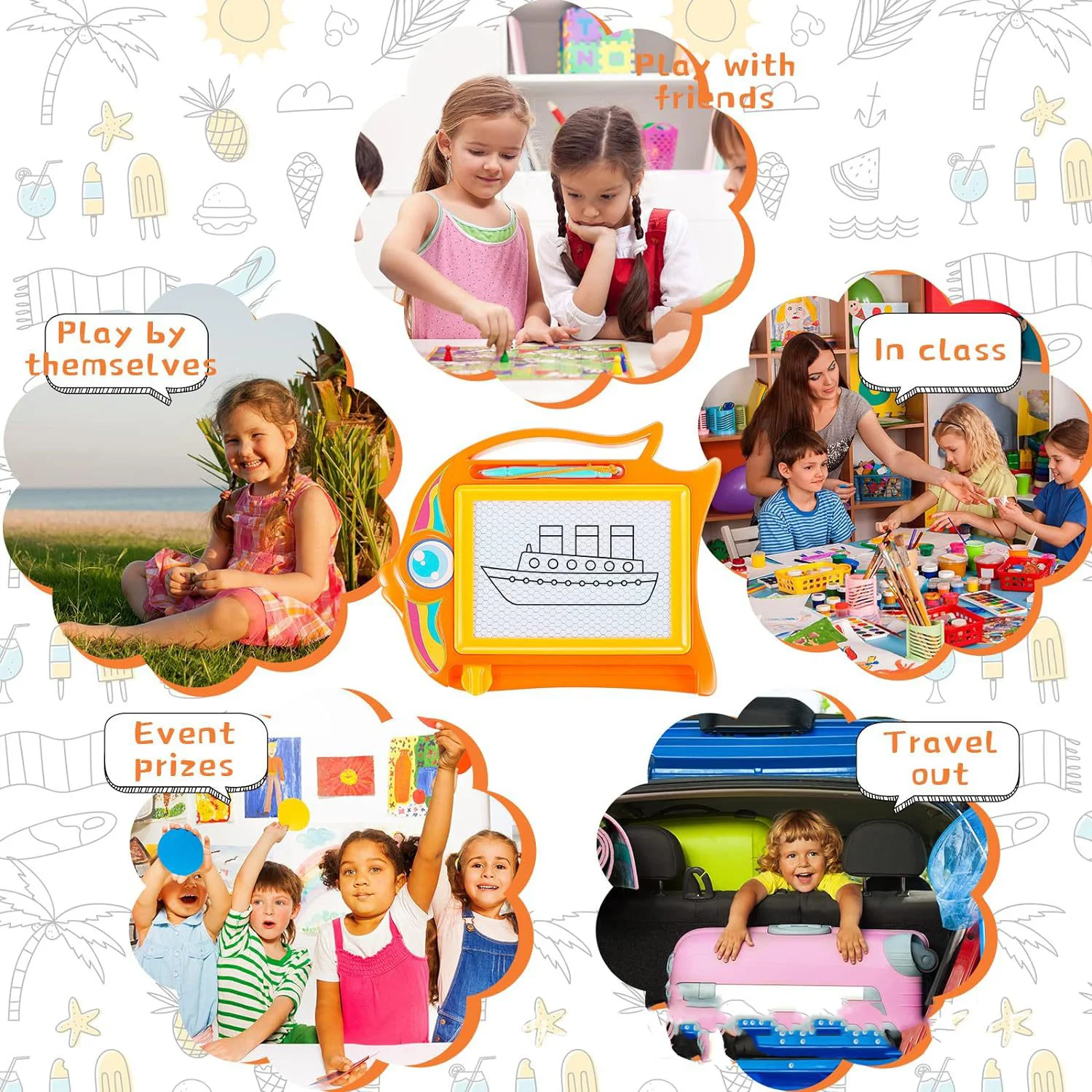 Planche à dessin magnétique effaçable, push-pull, planche à dessin effaçable, jouet, planche à dessin graffiti, éducation précoce