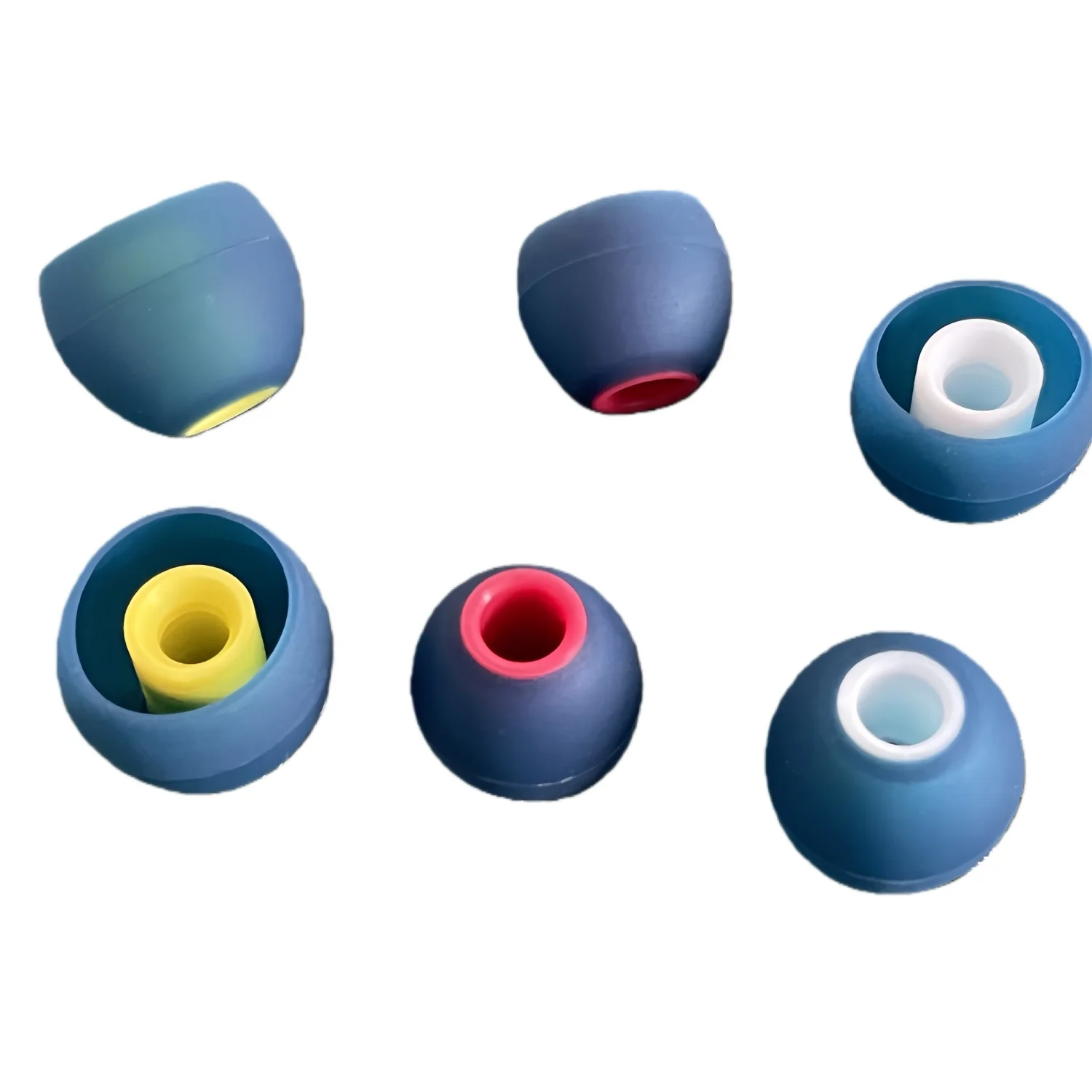 PULA In-Ear-Kopfhörer IEM Ohrstöpsel Zubehör Ohrstöpsel S/M/L Silikon-Ohrstöpsel Ohrpolster Ohrhörer für Düsengröße 3,5 mm-6 mm