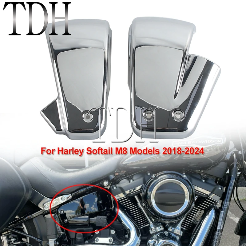 

Защитная накладка на боковой панель батарейного отсека мотоцикла для Harley M8 Softail Breakout FXBR/S, Fat Bob FXFB/S, Sport Glide FLSB 2018-2024, FXDR