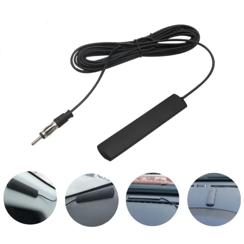 Car Radio FM Antenna Universal Auto 5M Length Signal Amp Amplifier Marine Car Vehicle Boat RV Signal Enhance Device