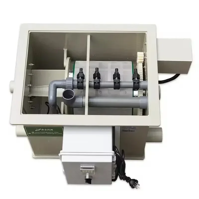 Selected Good Items Automatic Aquarium Koi Fish Tank Rotary Drum Filter Aquaculture Exterior Pond Filters Koi Teich Filter