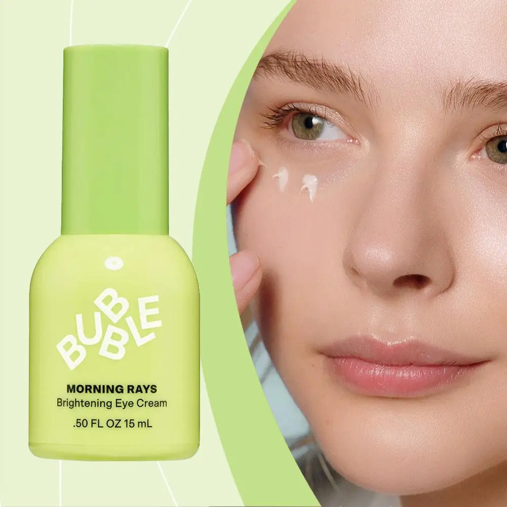 15ml Bubble Brightening Eye Cream Lighten Dark Circles Remove Puffiness Soothe And Retain Moisture Anti-aging Eye Cream