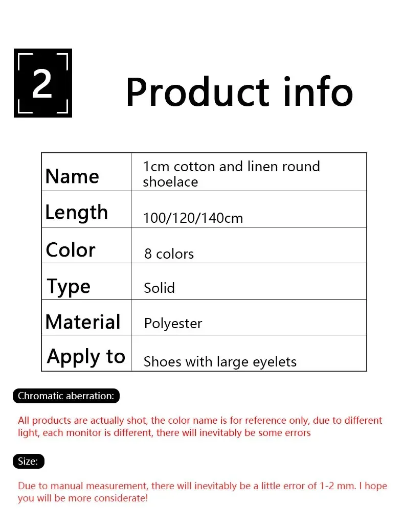 Neue 10 MM Breite Baumwolle Schnürsenkel Runde Dicke Seil Schnürsenkel Mode Leinwand Schuhe Spitze Zubehör Shoestring Unisex – Detail 6