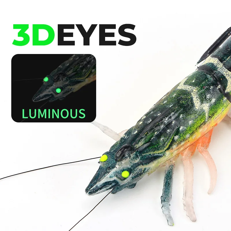 Luminous Shrimp Soft Fishing Lure 2