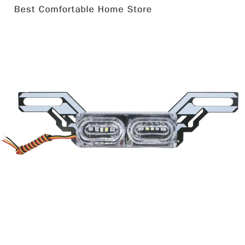 Dynamische LED-Blitz-Brems-Bremsleuchte für Motorräder, farbenfrohes RGB-Kennzeichen und Rücklicht