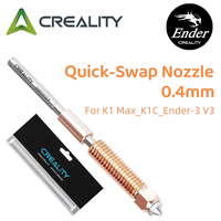 Creality Quick-Swap Nozzle 0.4mm 1pcs for K1 Max K1C Ender-3 V3 Hardened Steel Nozzle Upgraded High-Speed Printing