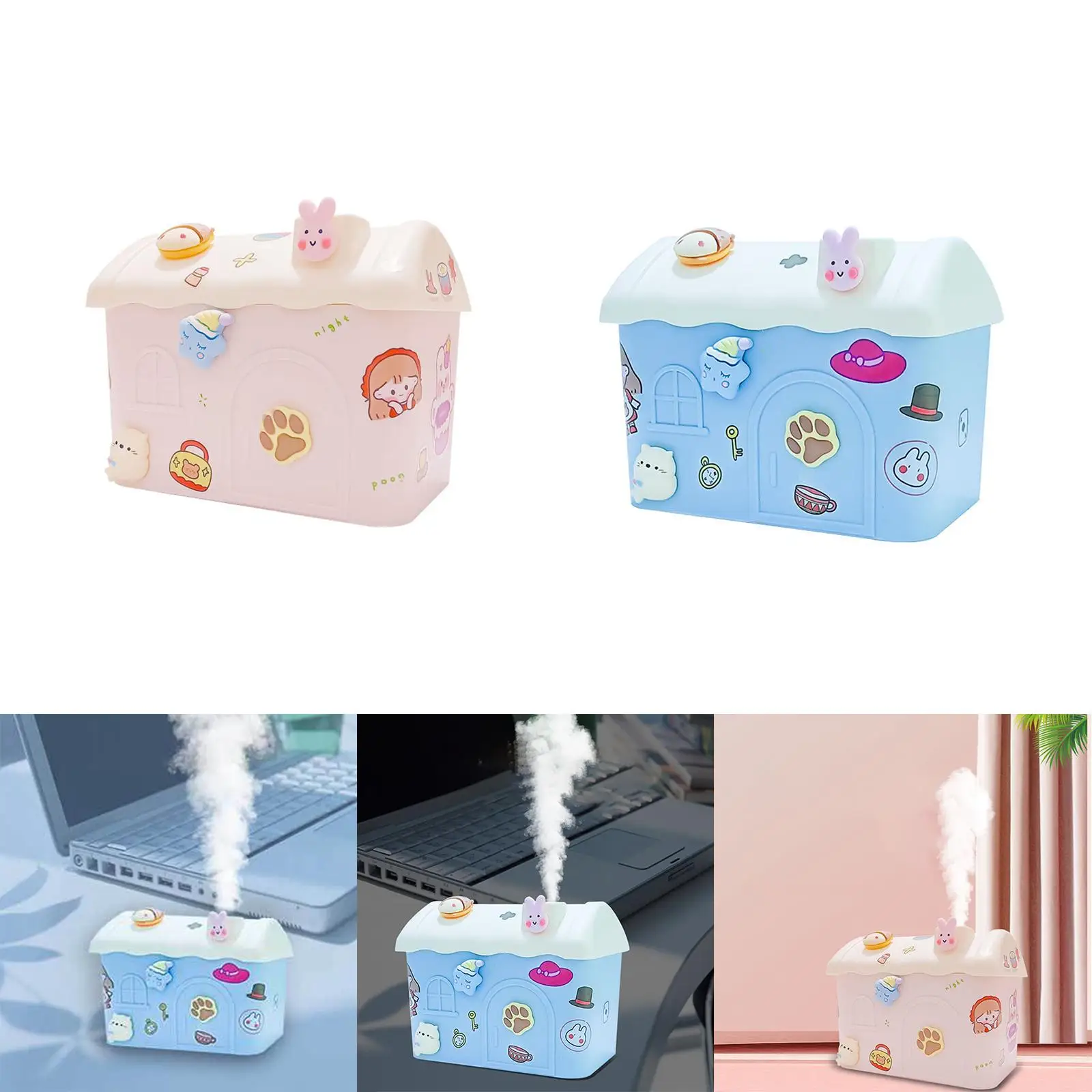 

Увлажнитель воздуха с диффузором Essential, небольшой бесшумный увлажнитель с прохладным туманом