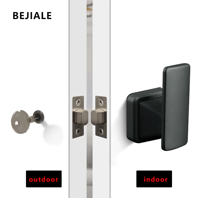 Hidden Door Lock Single Side Lock Secret Room Lock Spherical Single Side Hidden Lock With Key Double Side Invisible Door Lock